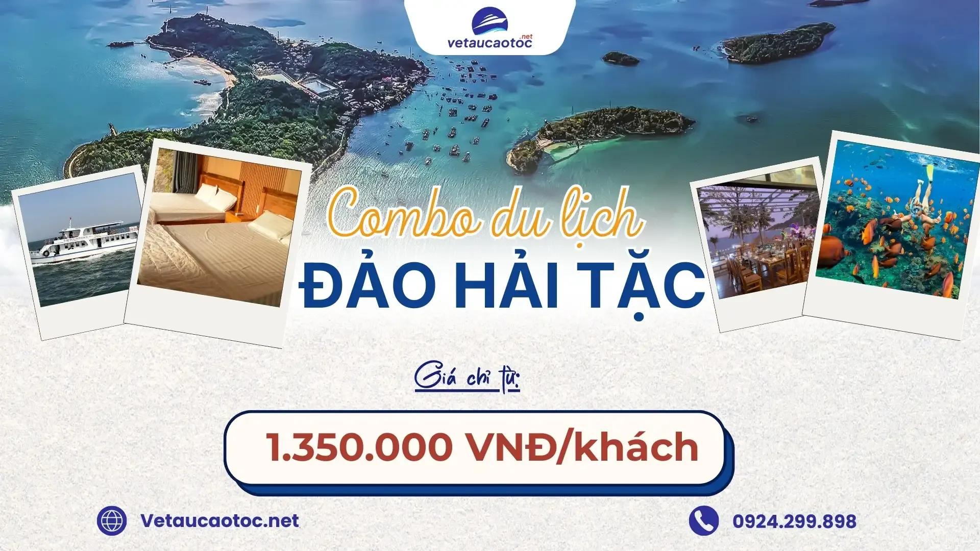Combo Đảo Hải Tặc trọn gói, giá rẻ chỉ từ 1350K