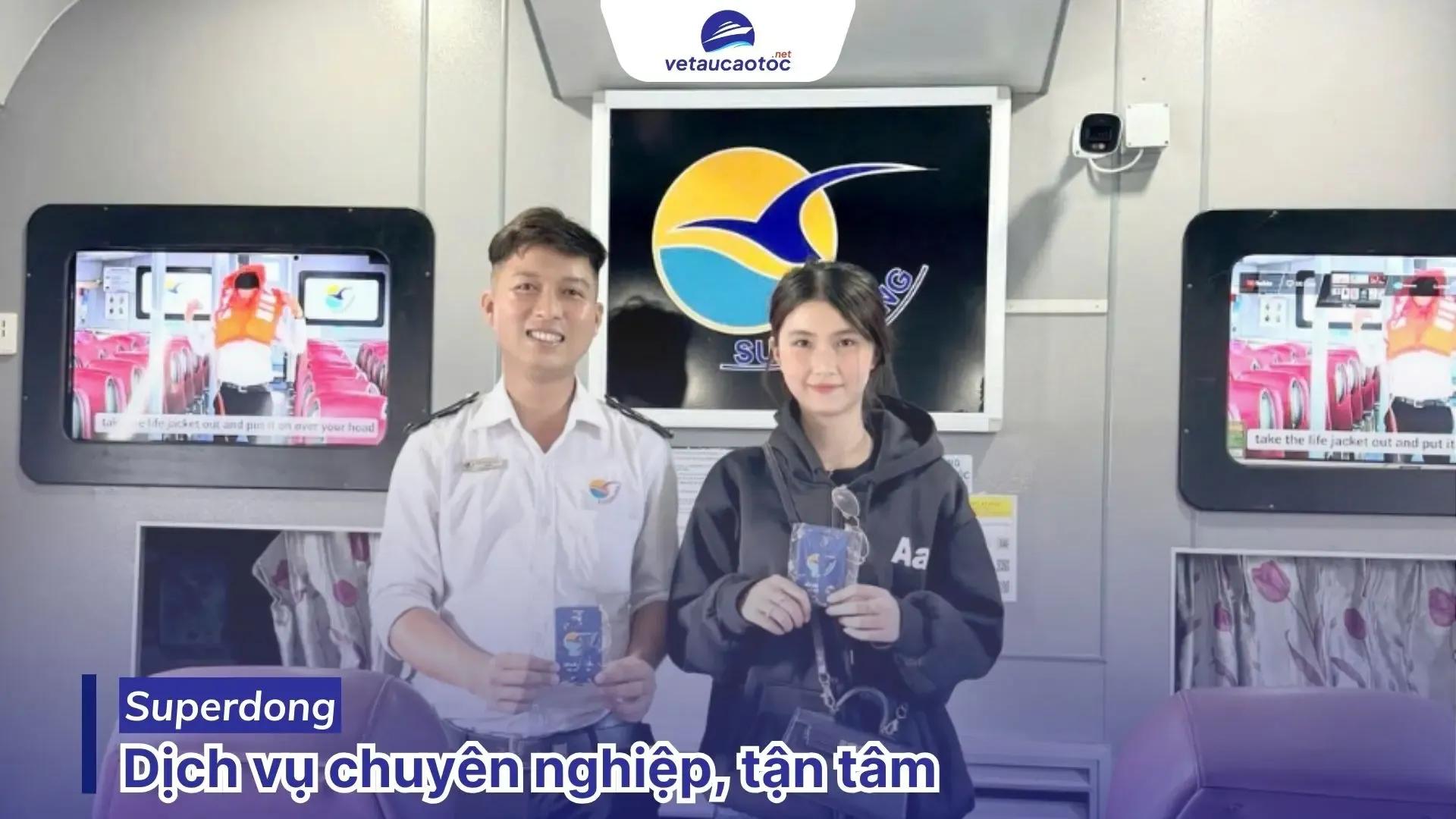 Dịch vụ tân tâm tàu Supedong đi Hòn Ngang