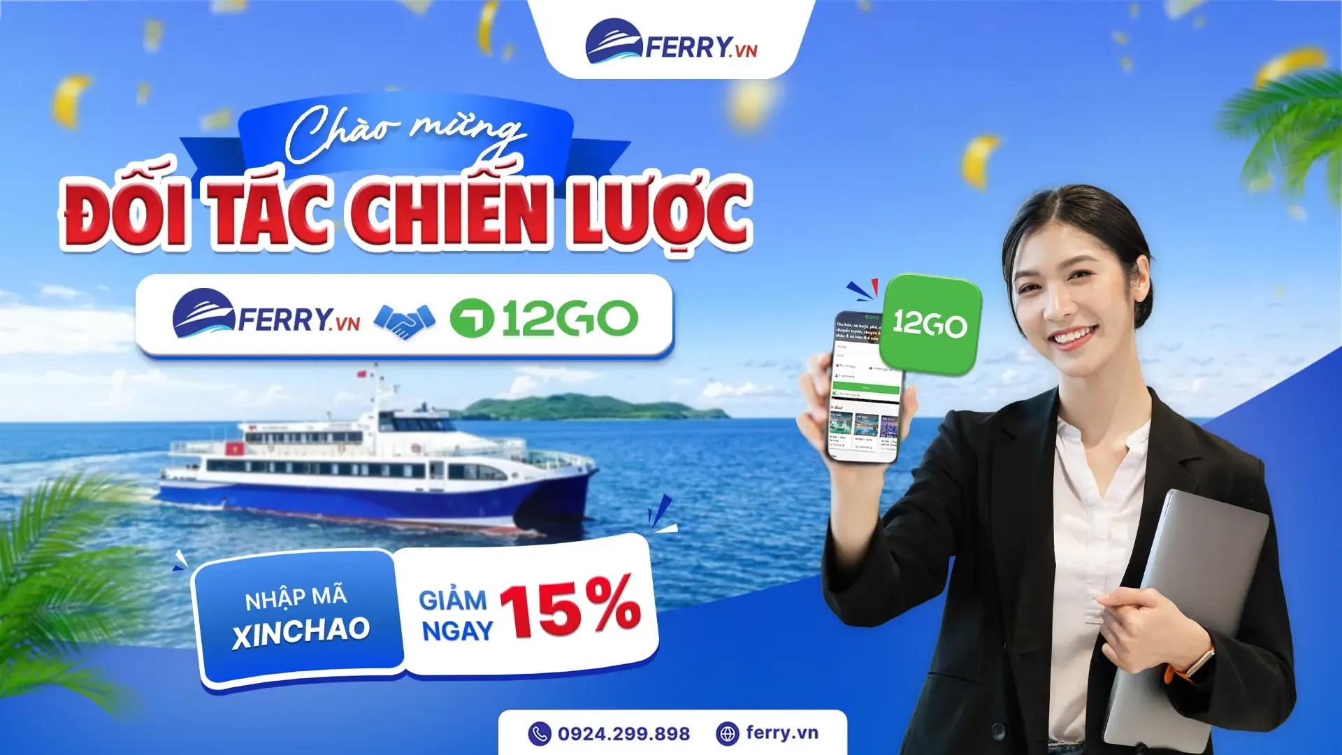 FerryVN Bắt Tay Cùng 12GO: Hệ Thống Bán Vé Tàu Tự Động