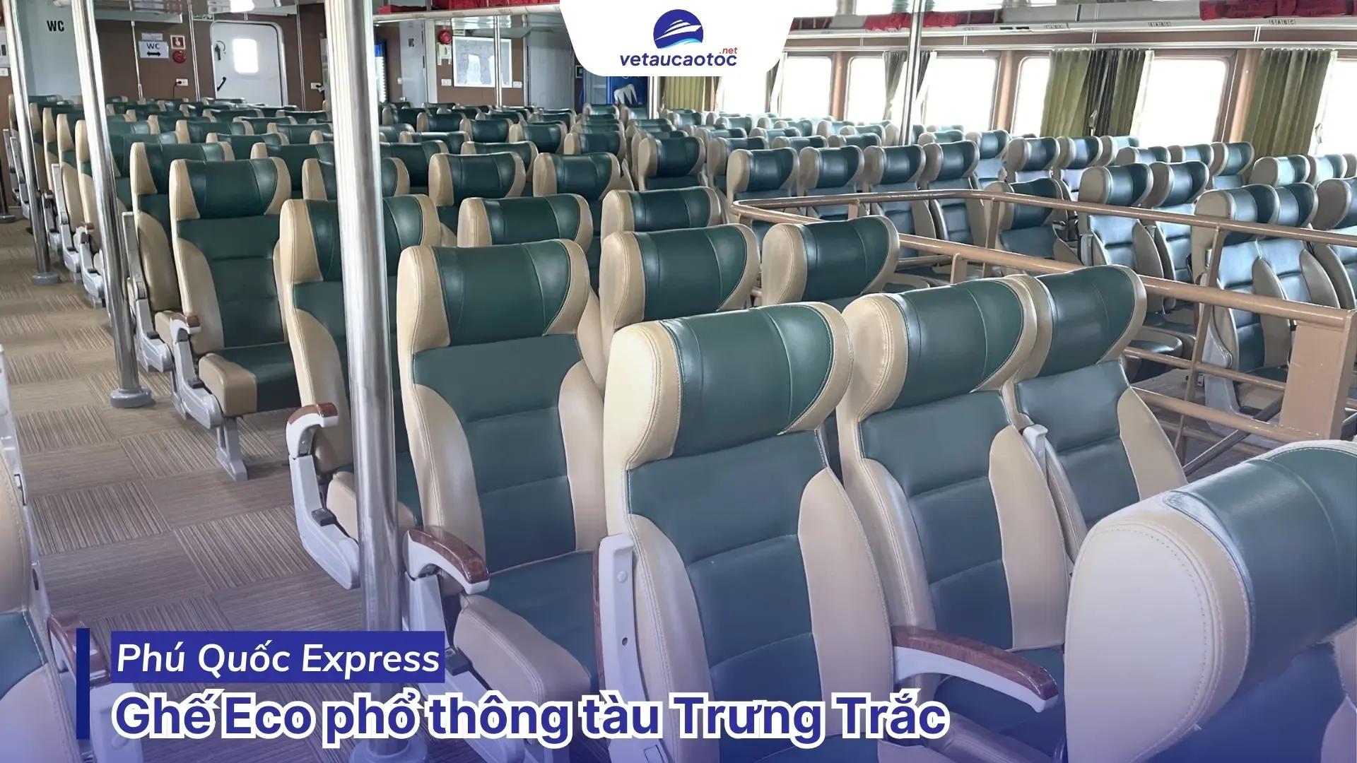 Ghế eco tàu Trưng Trắc đi Phú Quý