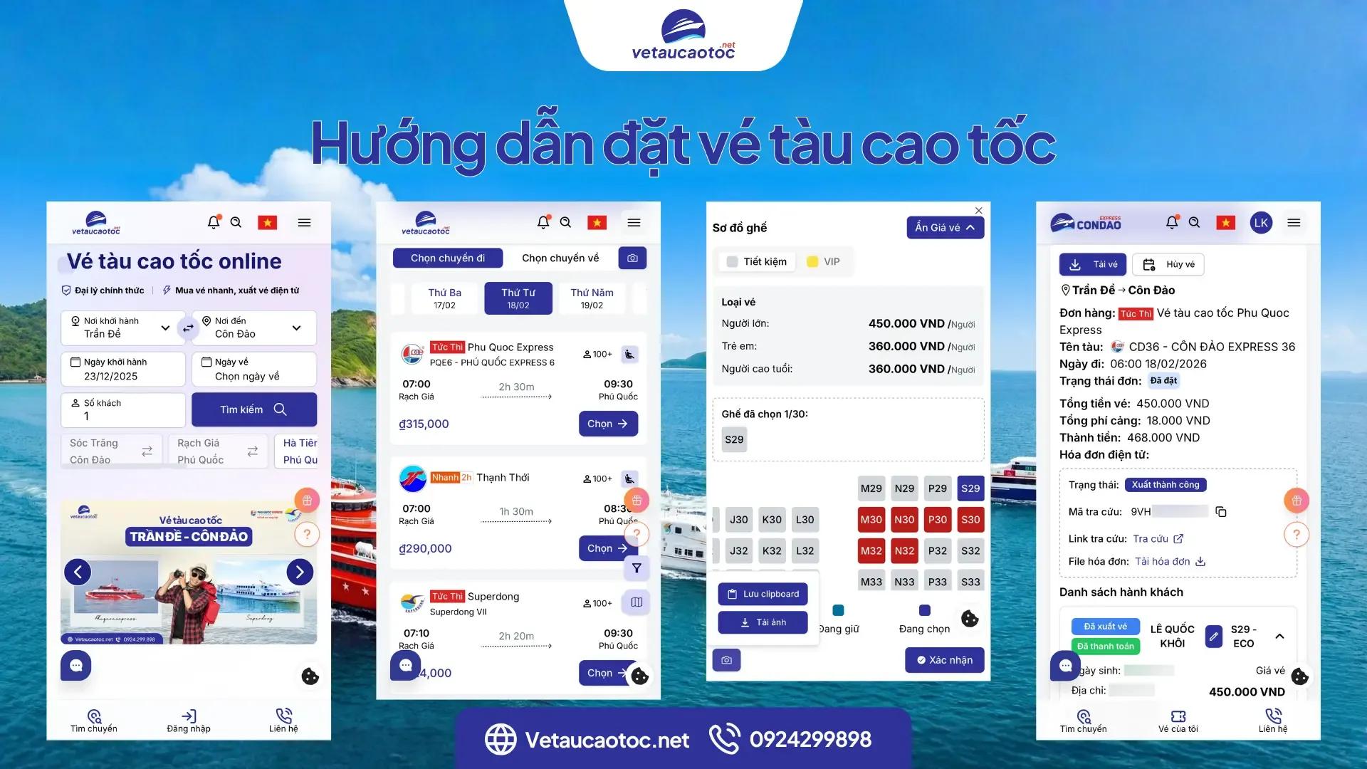 Hướng dẫn Đặt Vé tàu cao tốc Mẹo dùng tính năng hay
