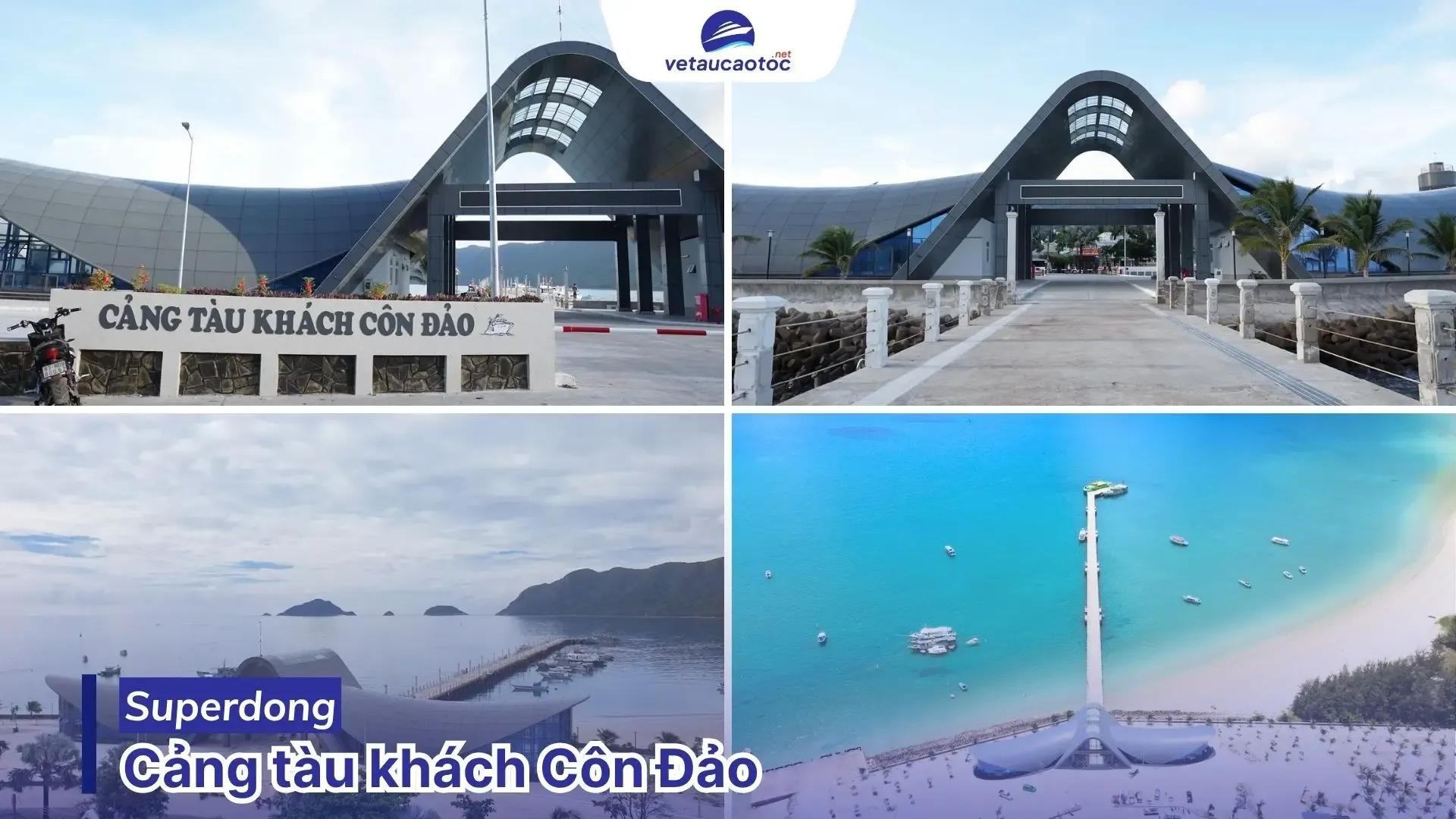Toàn cảnh cảng tàu khách Côn Đảo tuyến Sóc Trăng