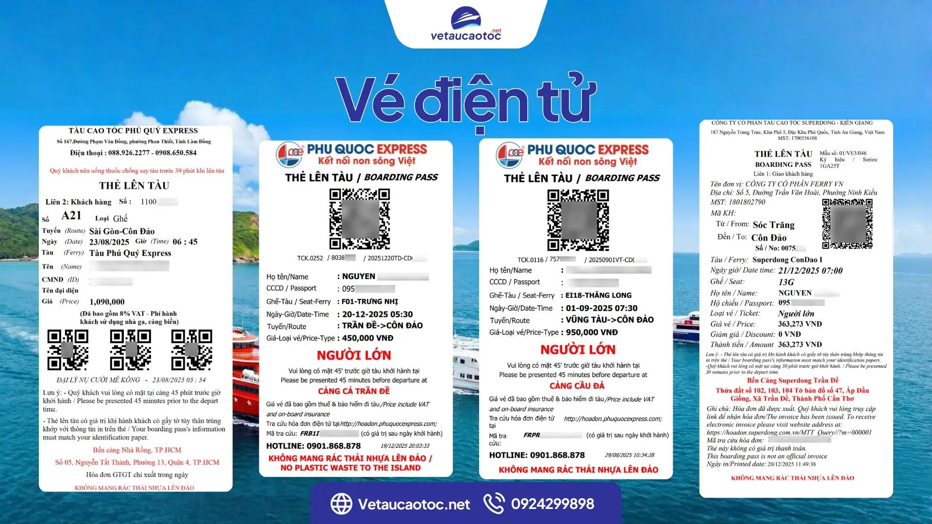Vé điện tử là gì? Cách sử dụng vé tàu cao tốc điện tử
