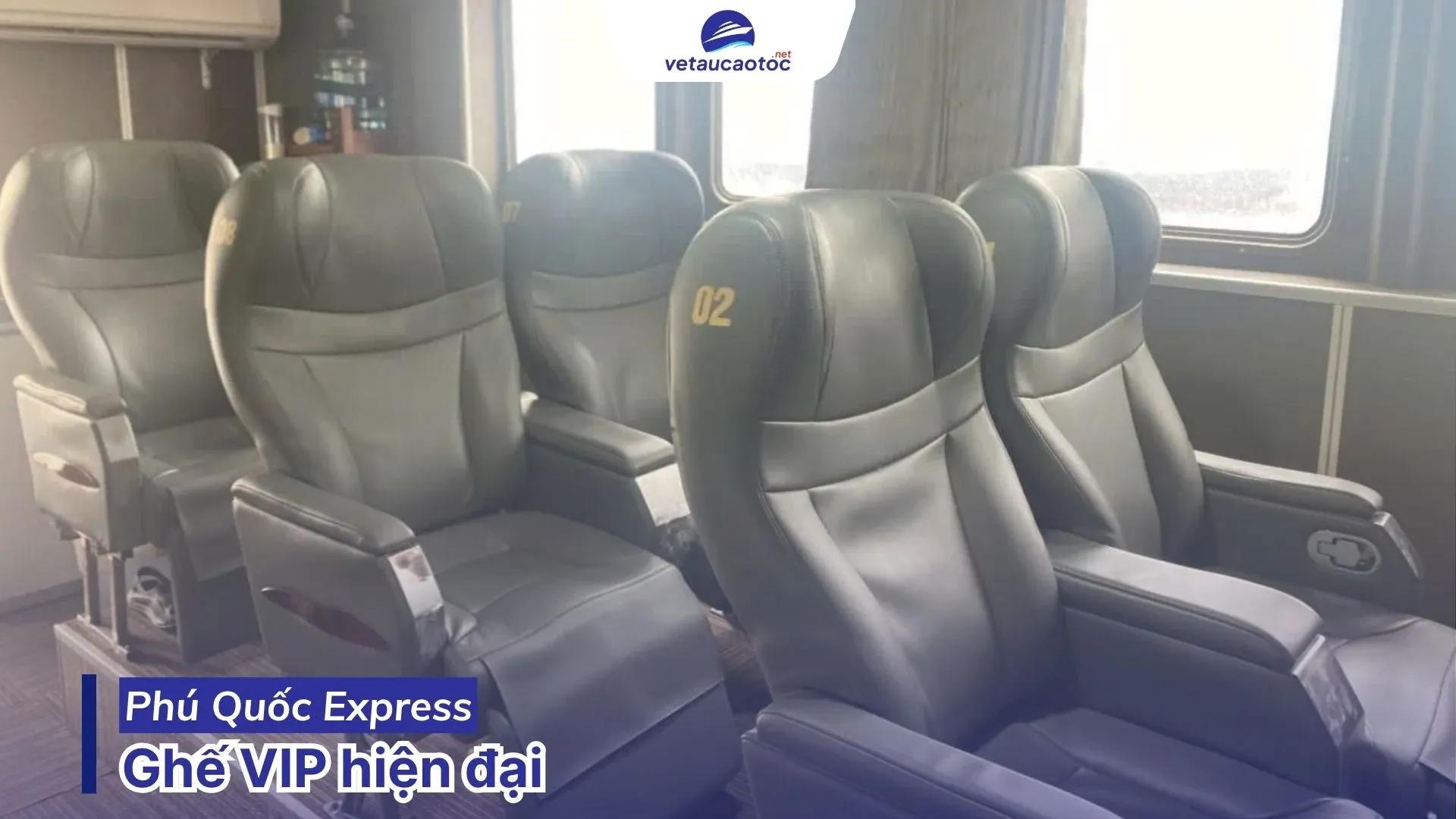Vé tàu Trần Đề Côn Đảo dãy ghế VIP