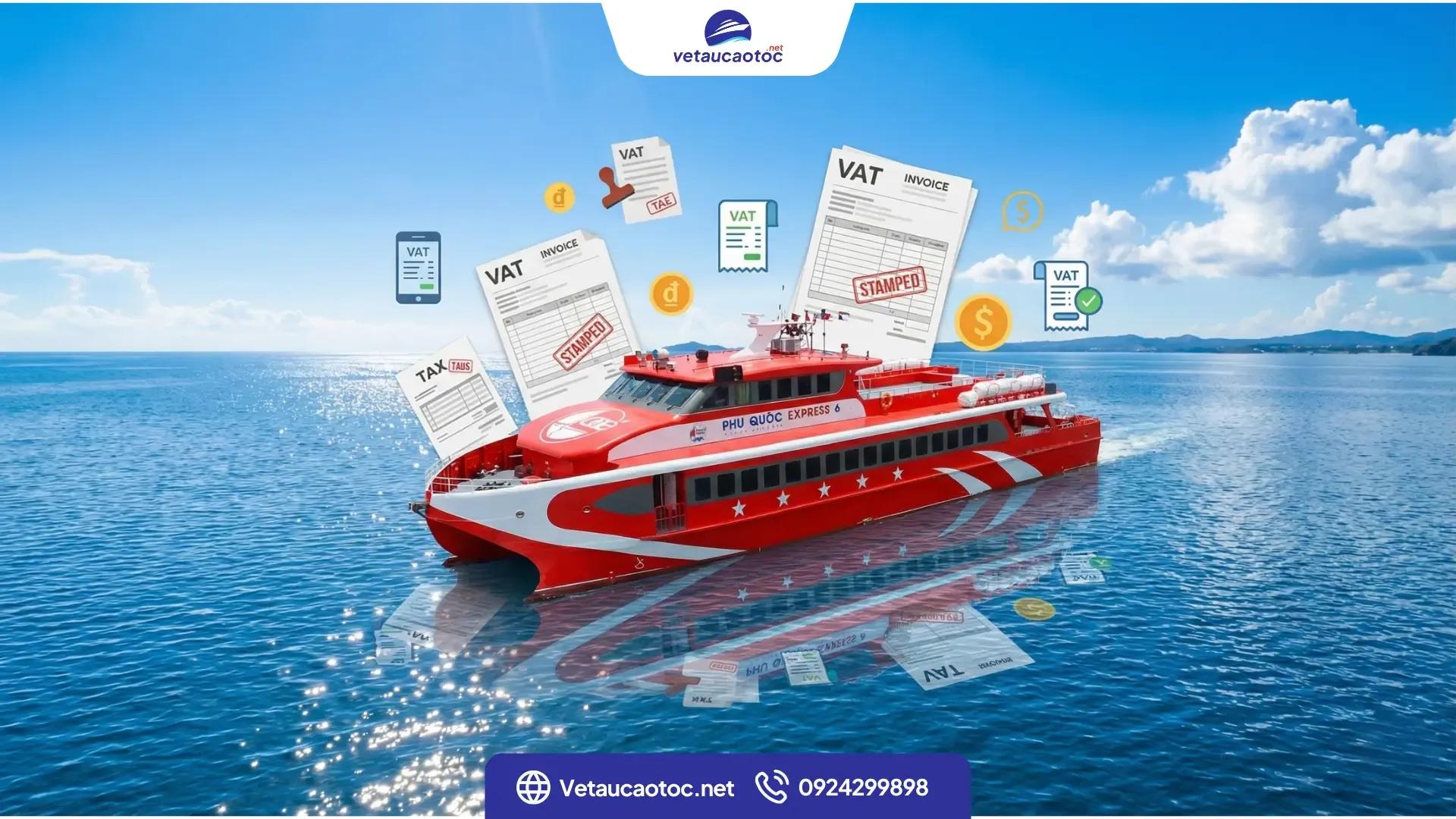 Quy định về Hoá đơn VAT Vé tàu cao tốc