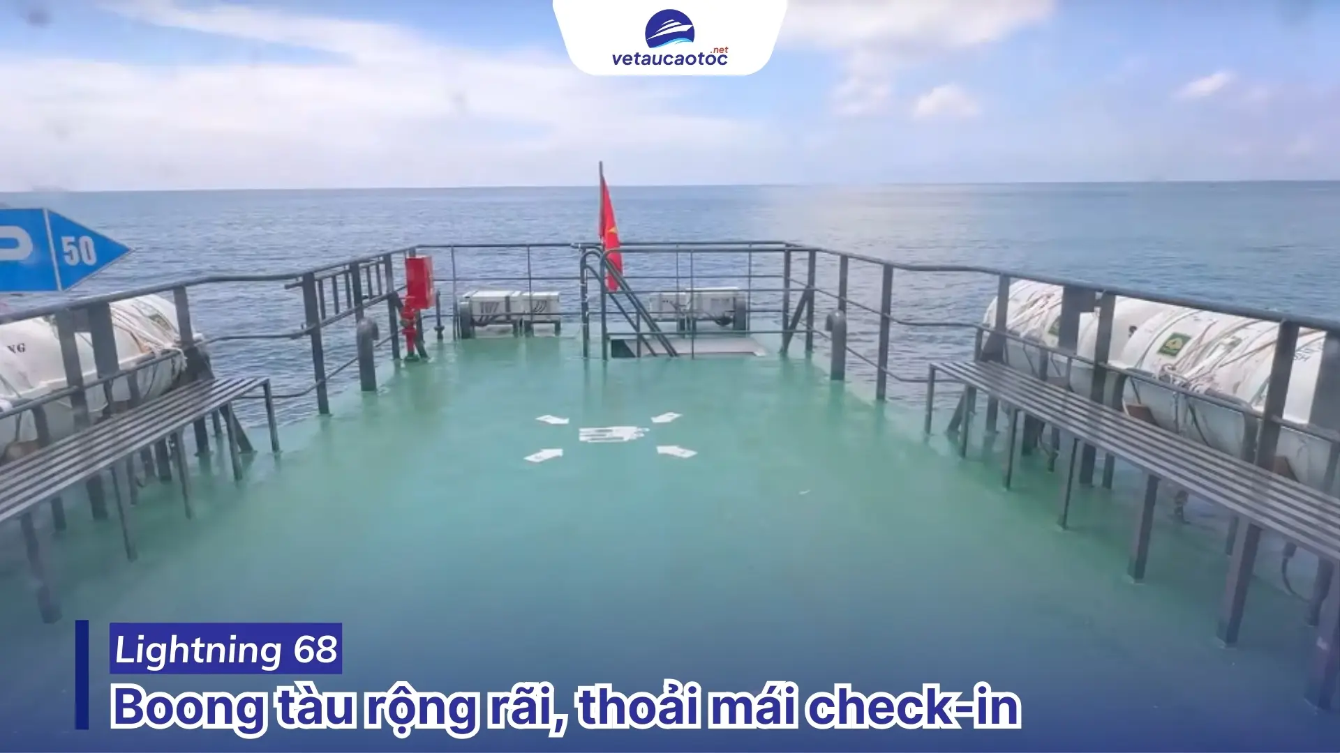 Boong tàu Rạch Giá Phú Quốc Lightning 68