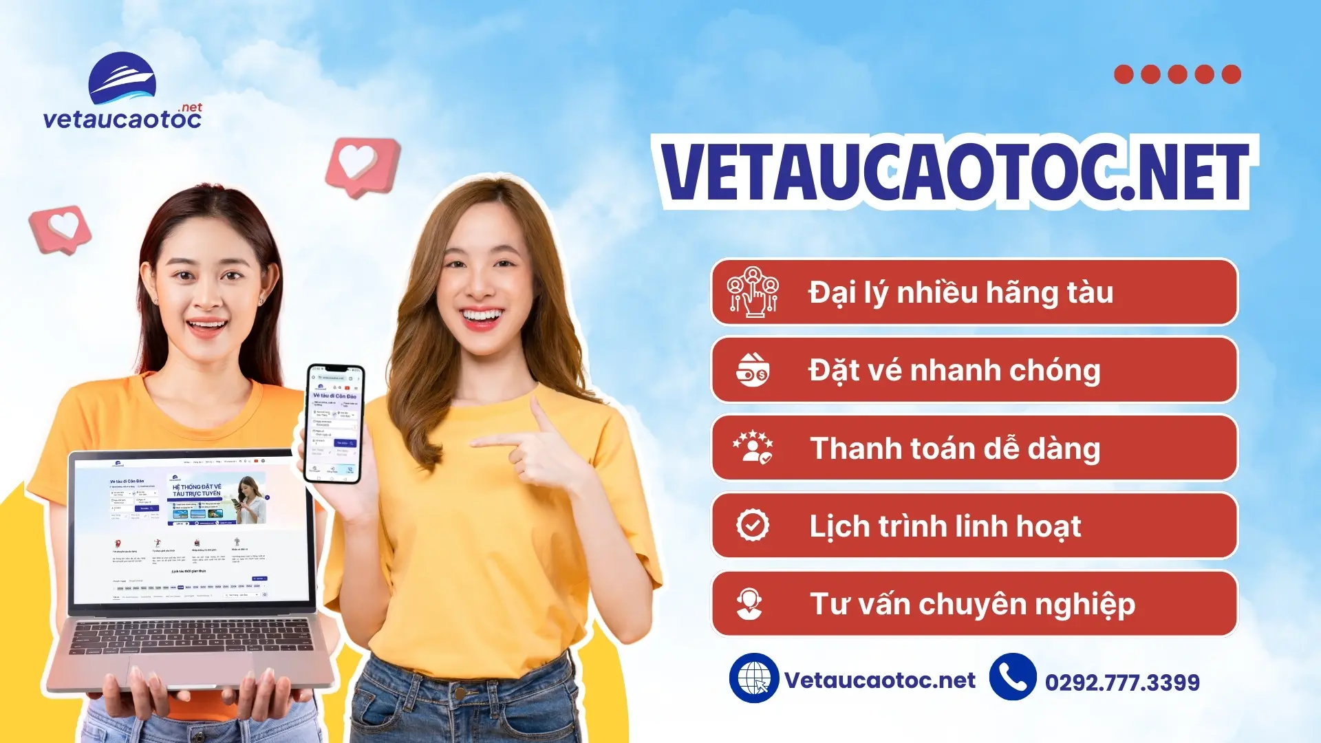 Đặt vé online xuất vé tự động tại Vetaucaotoc.net