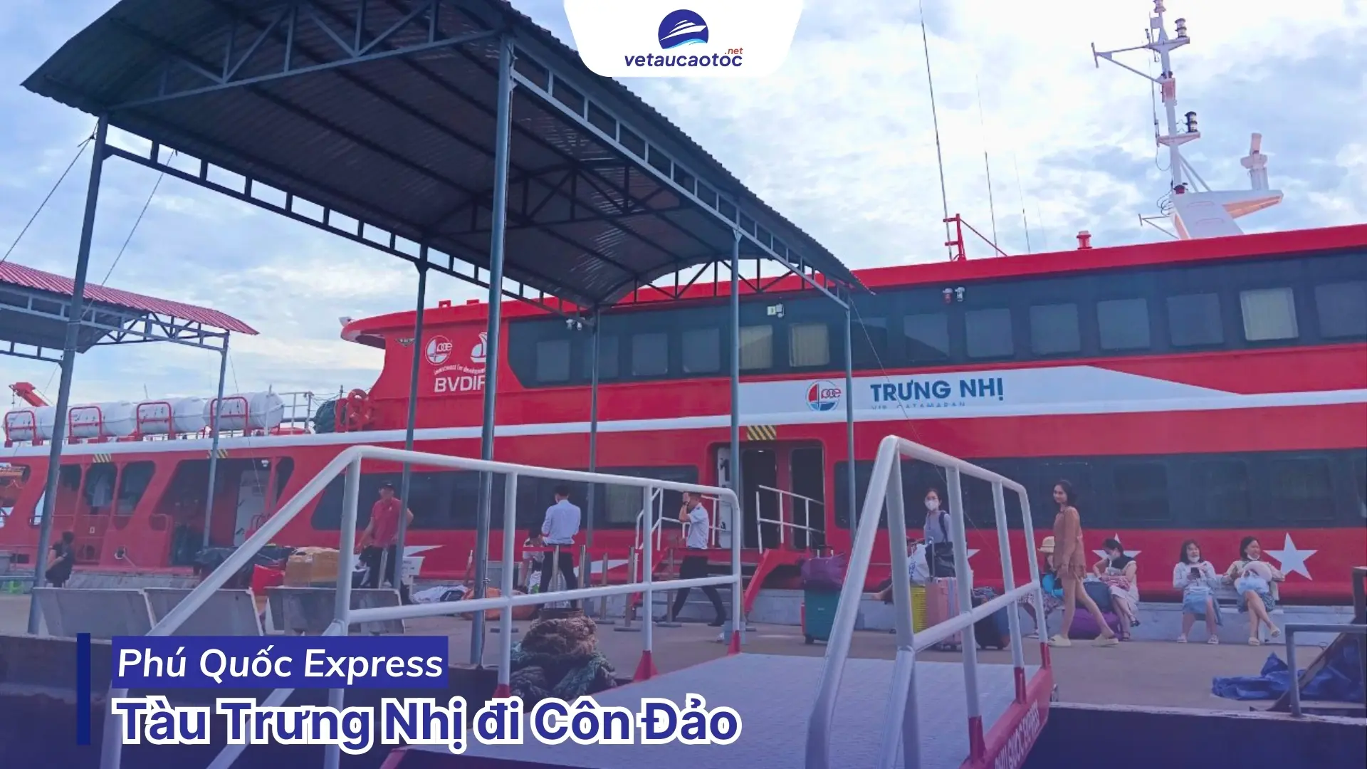 Đặt vé tàu Trần Đề Côn Đảo tàu Trưng Nhị