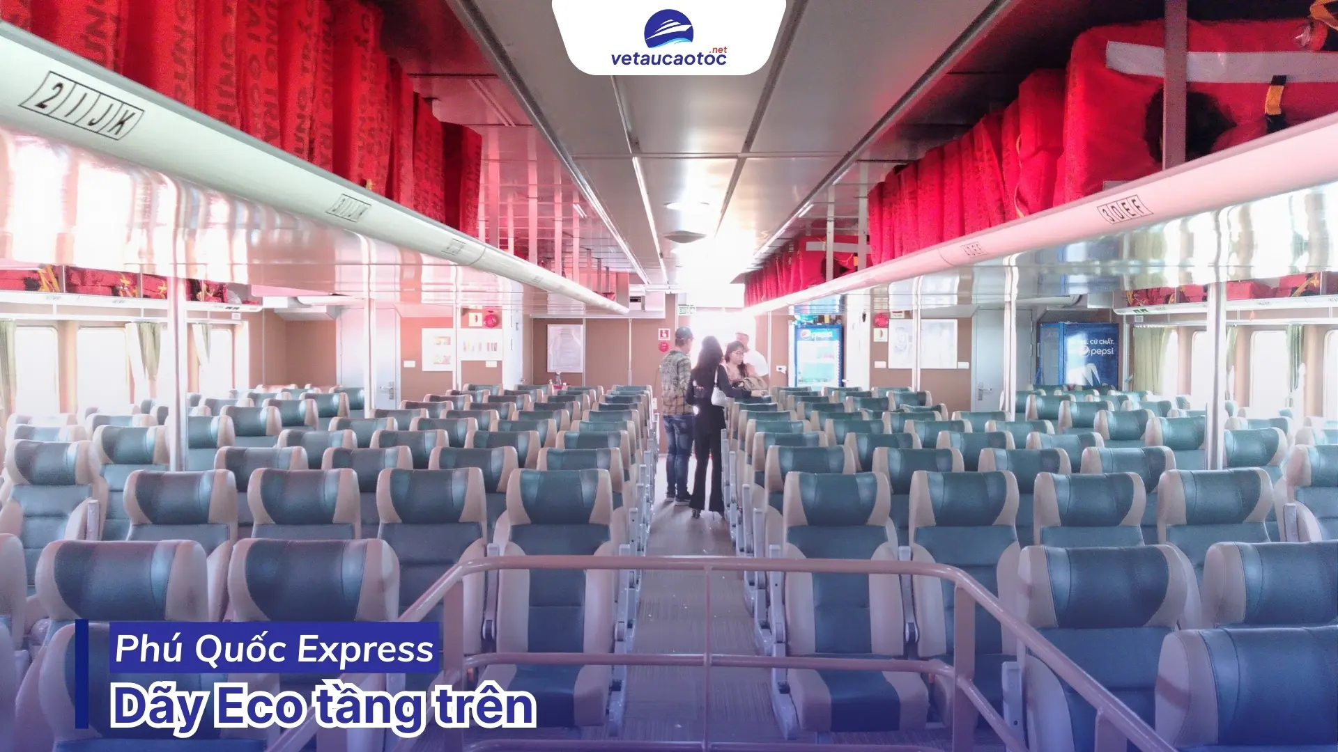 Dãy Eco tầng trên tàu Hà Tiên Phú Quốc
