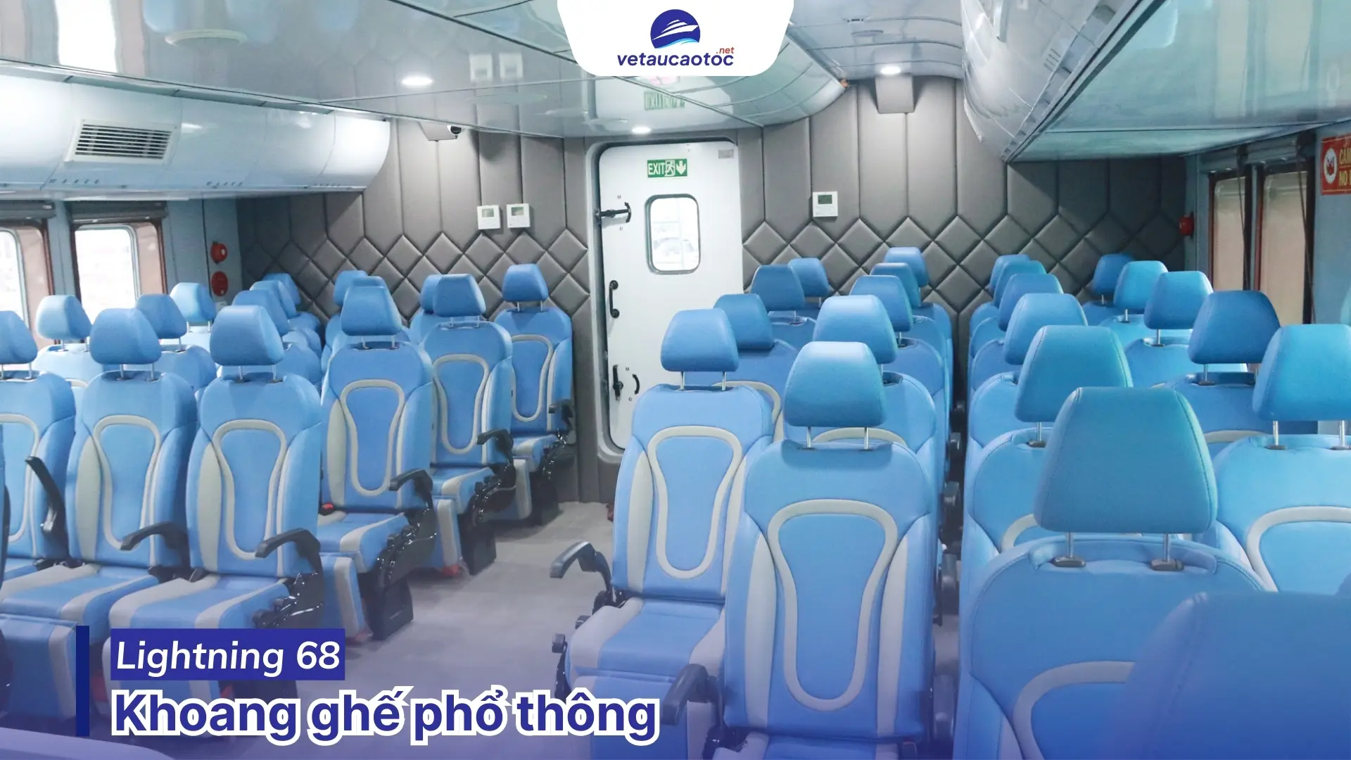 Ghế phổ thông tàu Rạch Giá Phú Quốc Lightning68