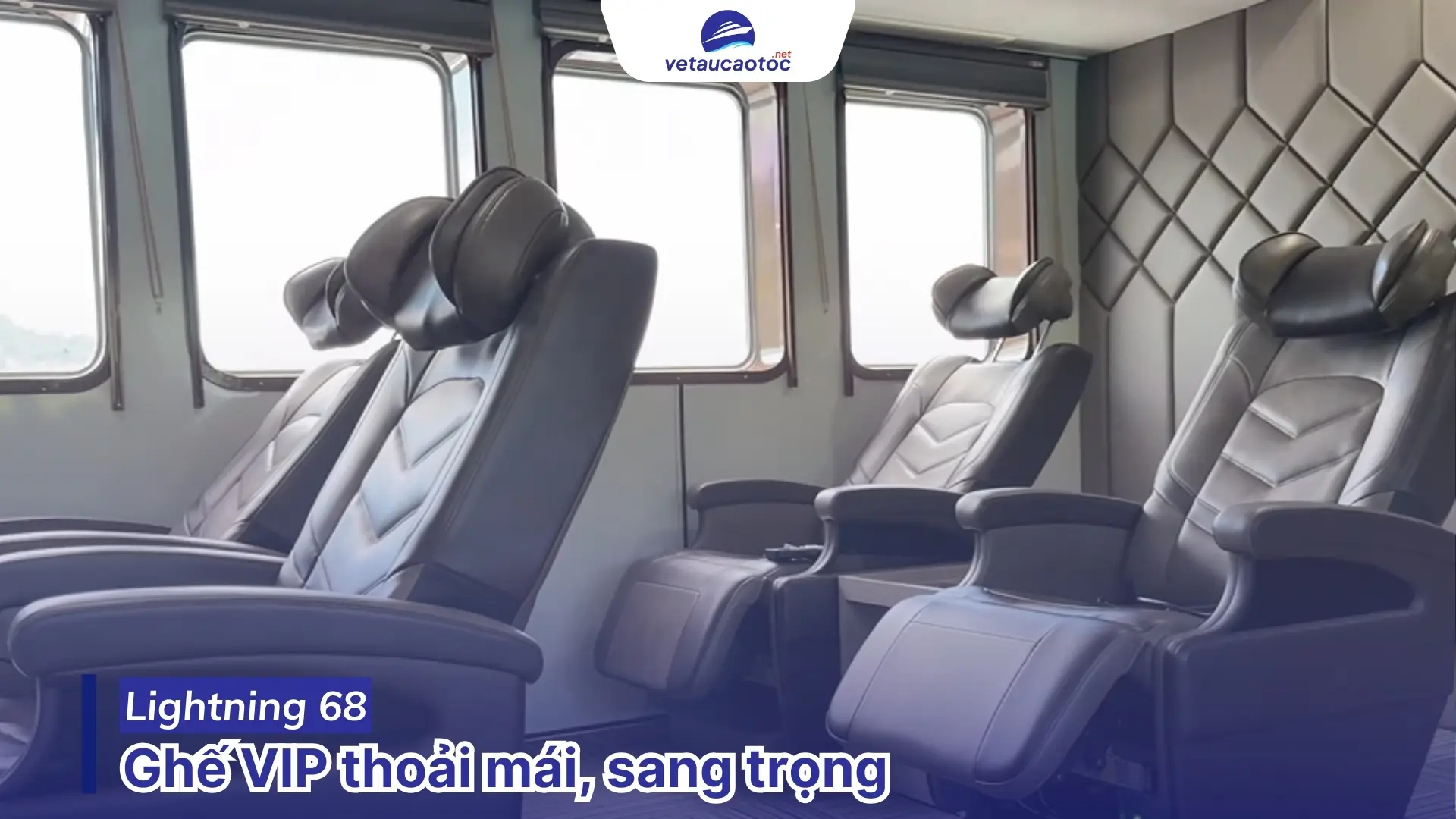 Ghế VIP tàu Rạch Giá Hòn Sơn Lightning68