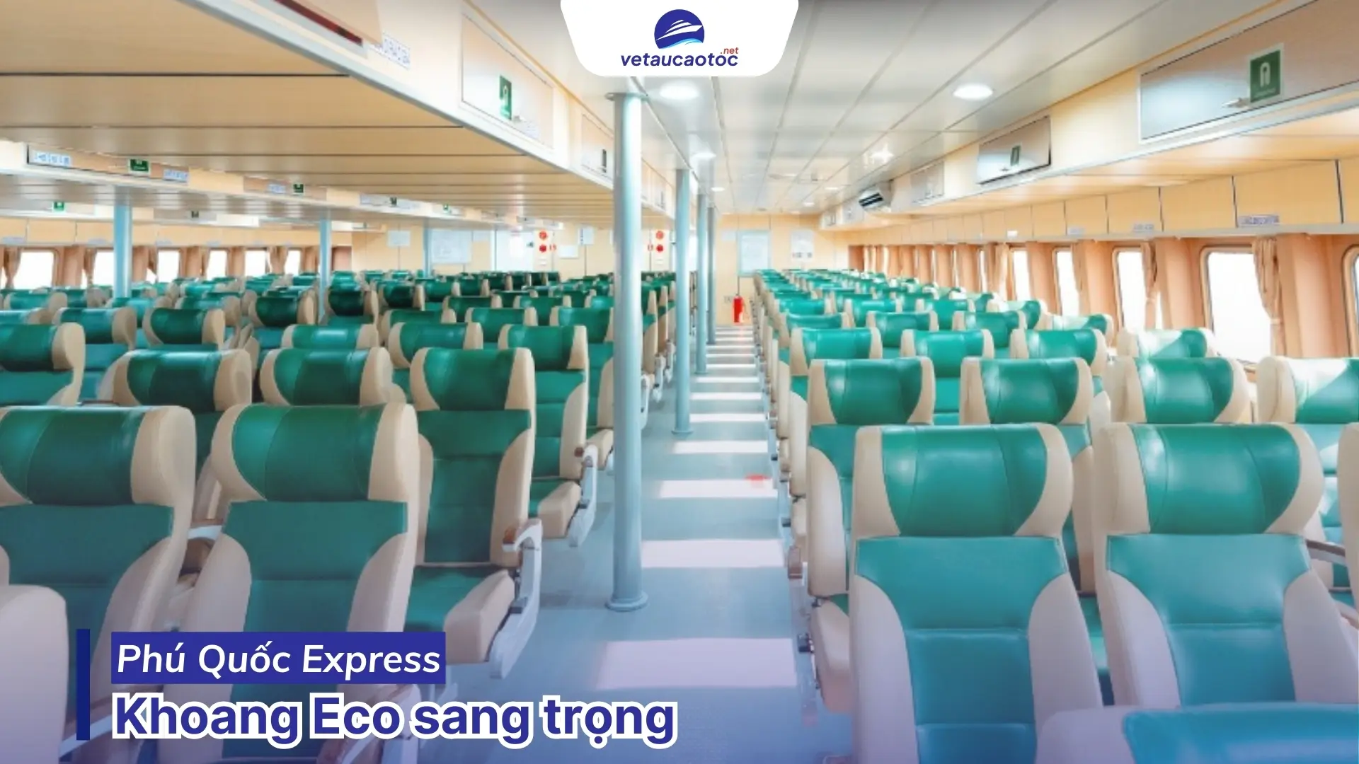 Khoang eco sang trọng tàu Thăng Long