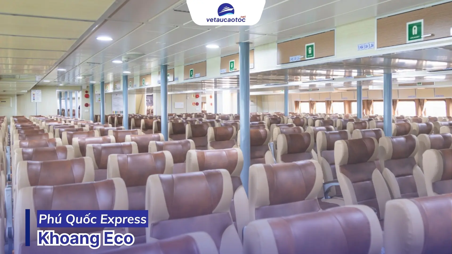 Khoang eco tàu Thăng Long Vũng Tàu Côn Đảo