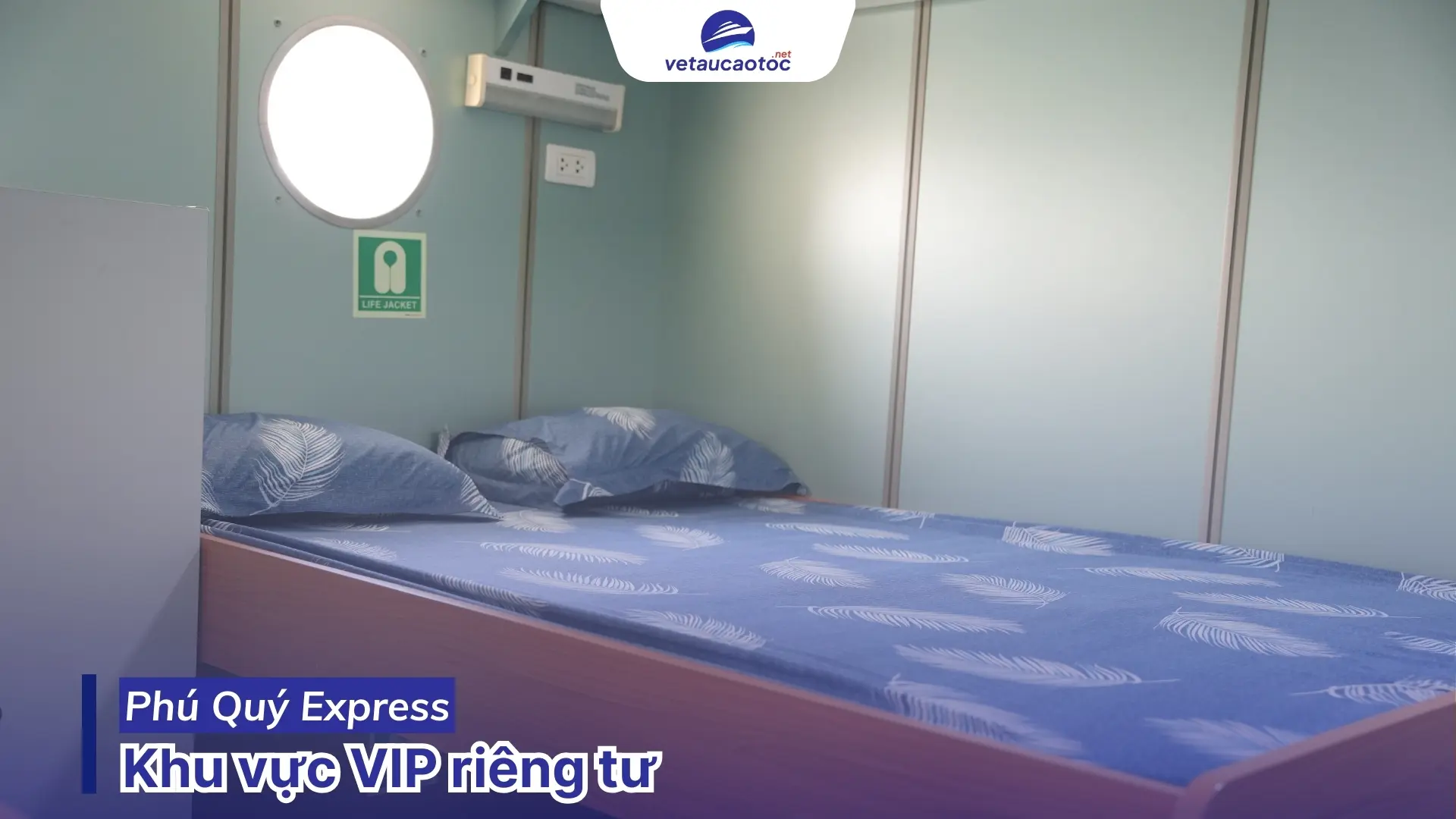 Khu vực VIP tàu Phú Quý Express đi Côn Đảo