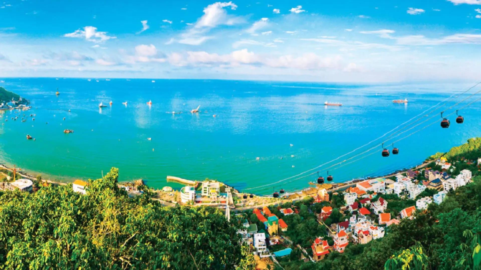Khung cảnh tuyệt đẹp ở bãi Vọng Nguyệt