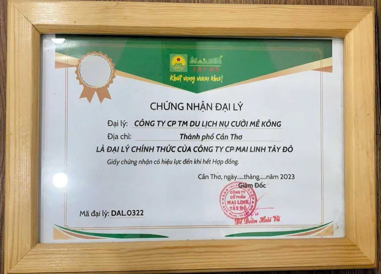 Nụ Cười Mê Kông đại lý chính thức của Mai Linh Express