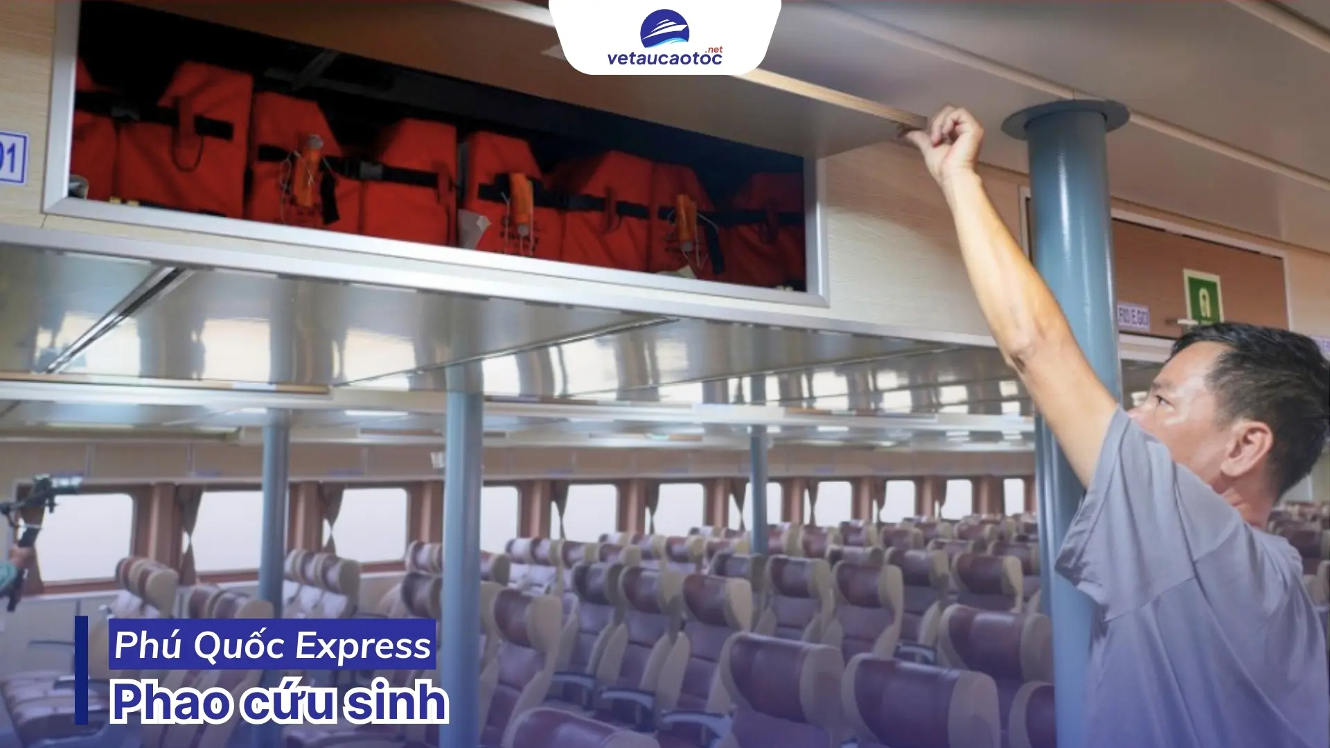Phao cứu sinh tàu Phú Quốc Express đi Côn Đảo