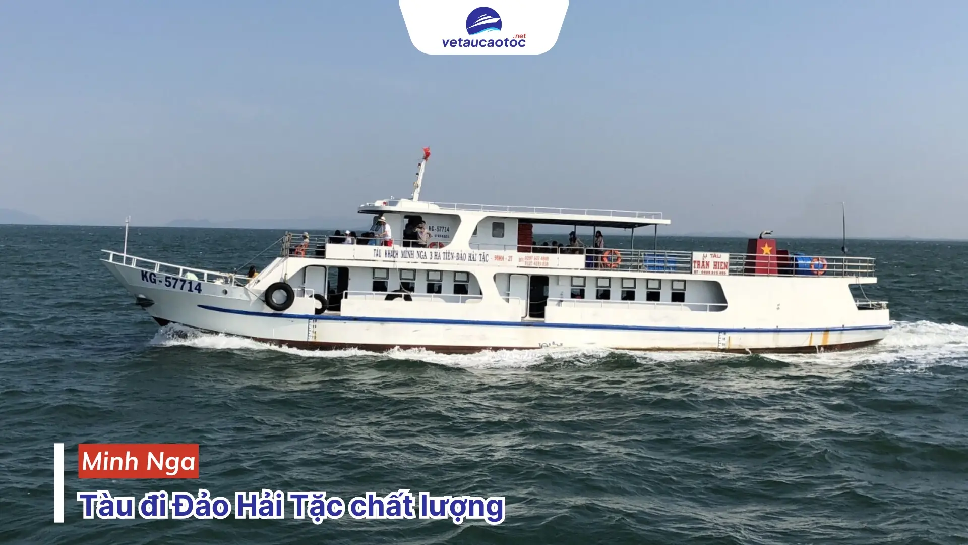 Tàu cao tốc Minh Nga đi đảo Hải Tặc