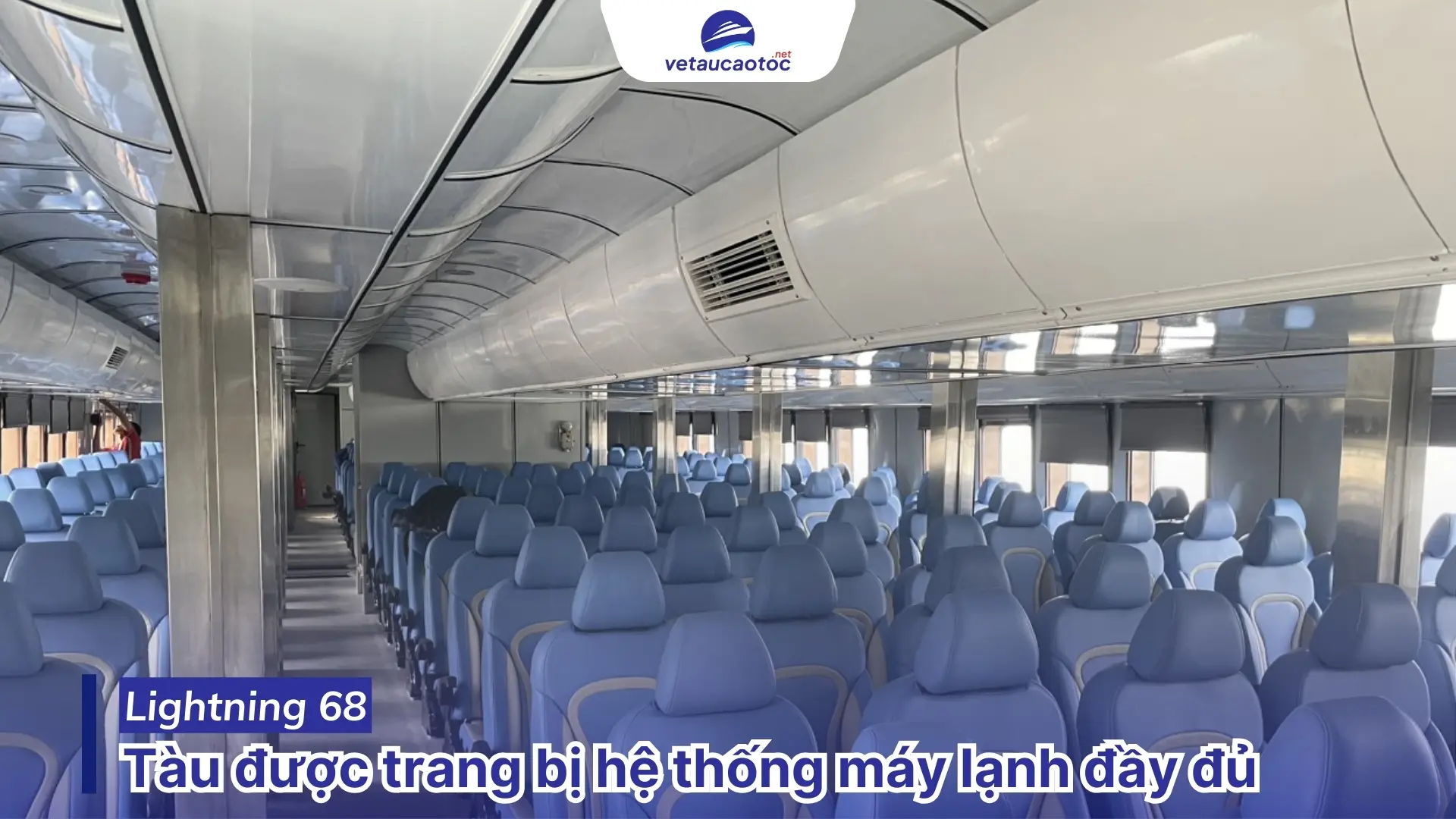Tàu Lightning68 Rạch Giá Phú Quốc có điều hòa mát lạnh