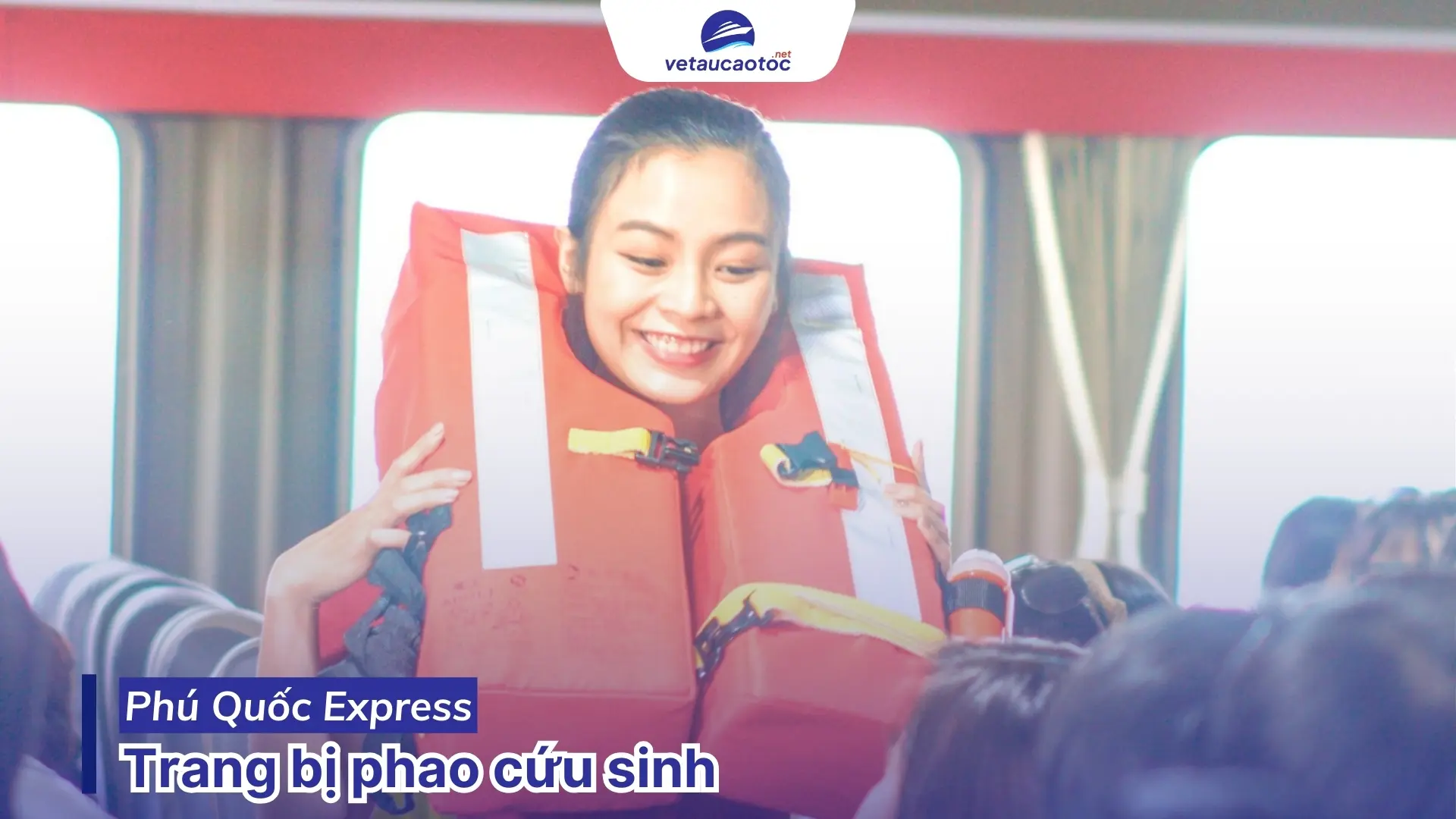 Tàu Rạch Giá Phú Quốc có trang bị phao cứu sinh